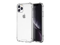 Insmat Impact - Baksidesskydd för mobiltelefon - polykarbonat, termoplastisk polyuretan (TPU) - klar - för Apple iPhone 11 650-1685
