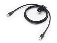 mophie charge stream - USB-kabel - 24 pin USB-C (hane) till 24 pin USB-C (hane) - 2 m - USB-strömförsörjning (30W) - svart 409912827
