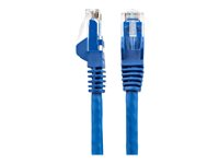 StarTech.com 1m LSZH CAT6 Ethernet Cable, 10 Gigabit Snagless RJ45 100W PoE Network Patch Cord with Strain Relief, CAT 6 10GbE UTP, Blue, Individually Tested/ETL, Low Smoke Zero Halogen - Category 6 - 24AWG (N6LPATCH1MBL) - Patch-kabel - RJ-45 (hane) till RJ-45 (hane) - 1 m - 6 mm - UTP - CAT 6 - hakfri - blå N6LPATCH1MBL