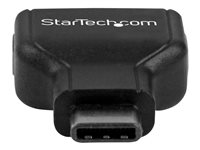 StarTech.com USB-C till USB-A-adapter - M/F - USB 3.0 - USB-adapter - 24 pin USB-C (hane) till USB typ A (hona) - USB 3.1 - svart - för P/N: HB31C2A1CGS, HB31C2A2CB, HB31C3A1CS, HB31C3ASDMB, HB31C4AS, PEXUSB311AC3 USB31CAADG